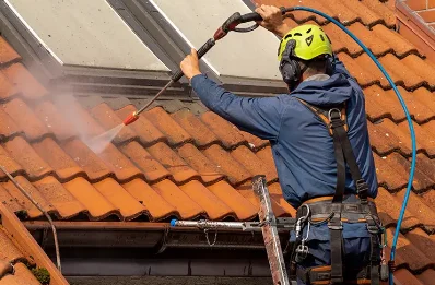 Démoussage et hydrofuge de toiture à Chamaret